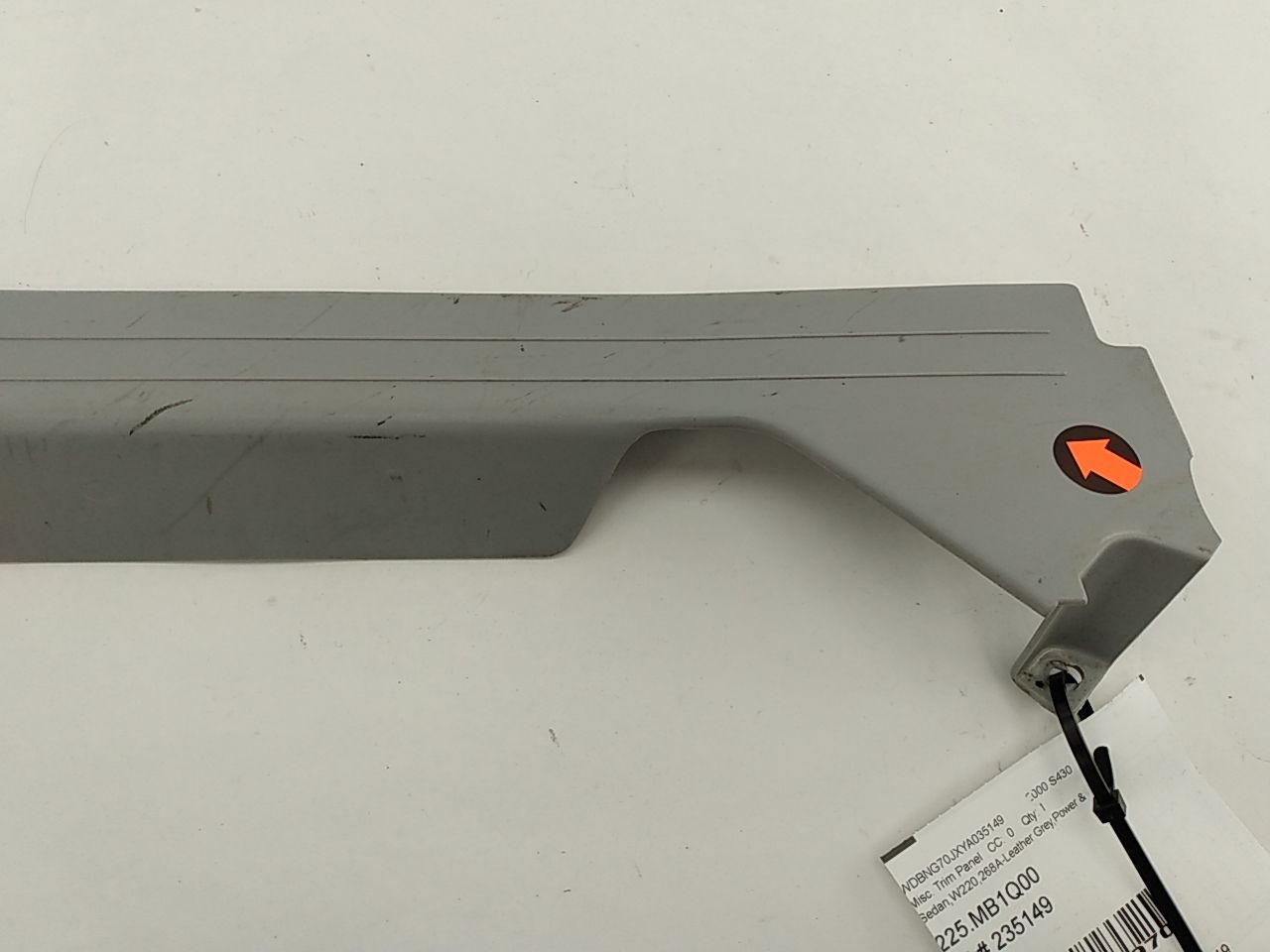 Mercedes S430 Rear Right Door Scuff Plate Trim Panel