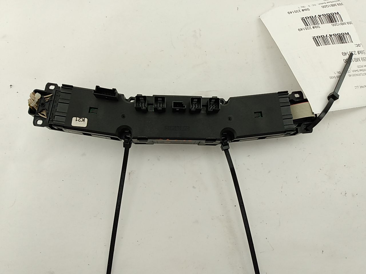 Mercedes S430 Dashboard Hazard Suspension Tow Switch module