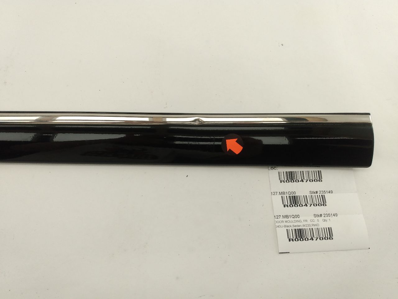 Mercedes S430 Front Left Exterior Door Moulding Trim