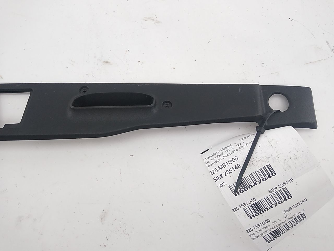 Mercedes S430 Trunk Lid Handle Trim Panel