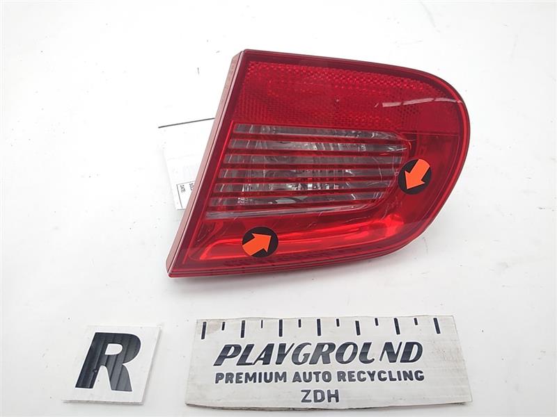 Volkswagen Eos Rear Right Tail Light Assembly Deck Lid Mounted