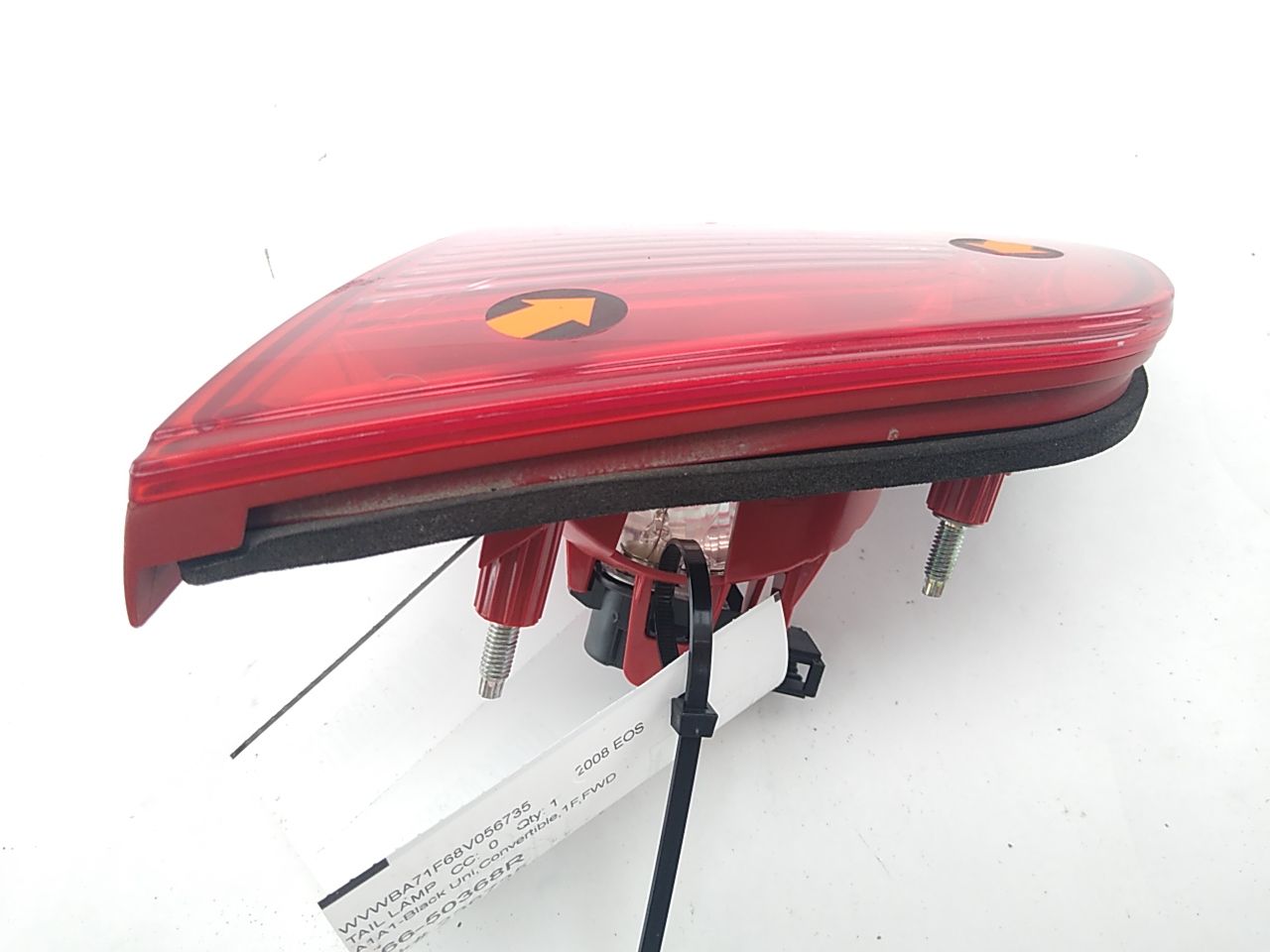 Volkswagen Eos Rear Right Tail Light Assembly Deck Lid Mounted