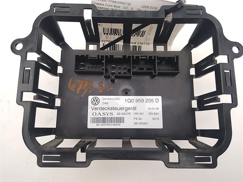 Volkswagen Eos Convertible Control Module