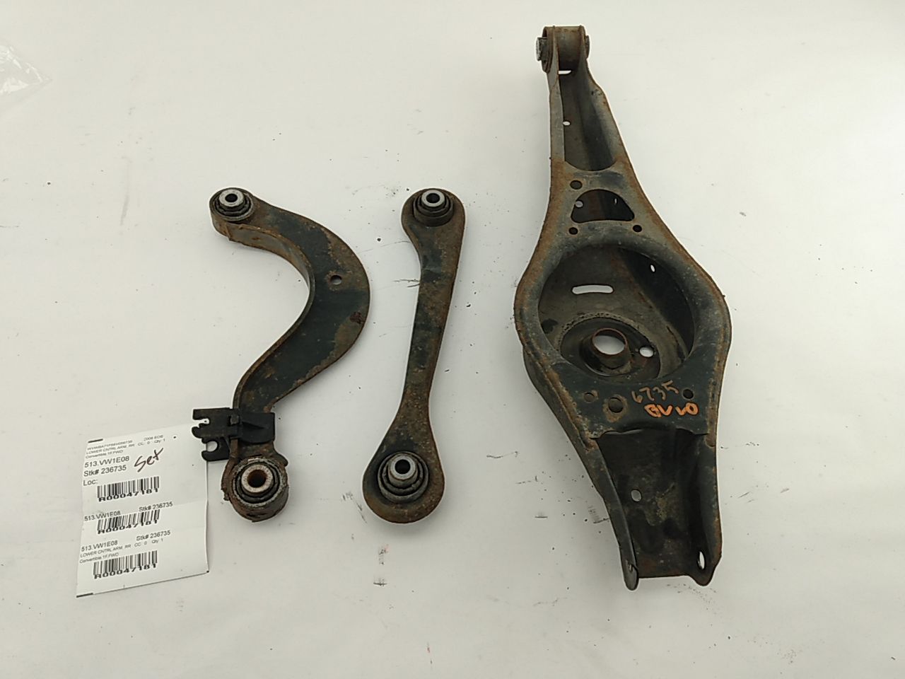 Volkswagen Eos Set Of Rear Control Arms