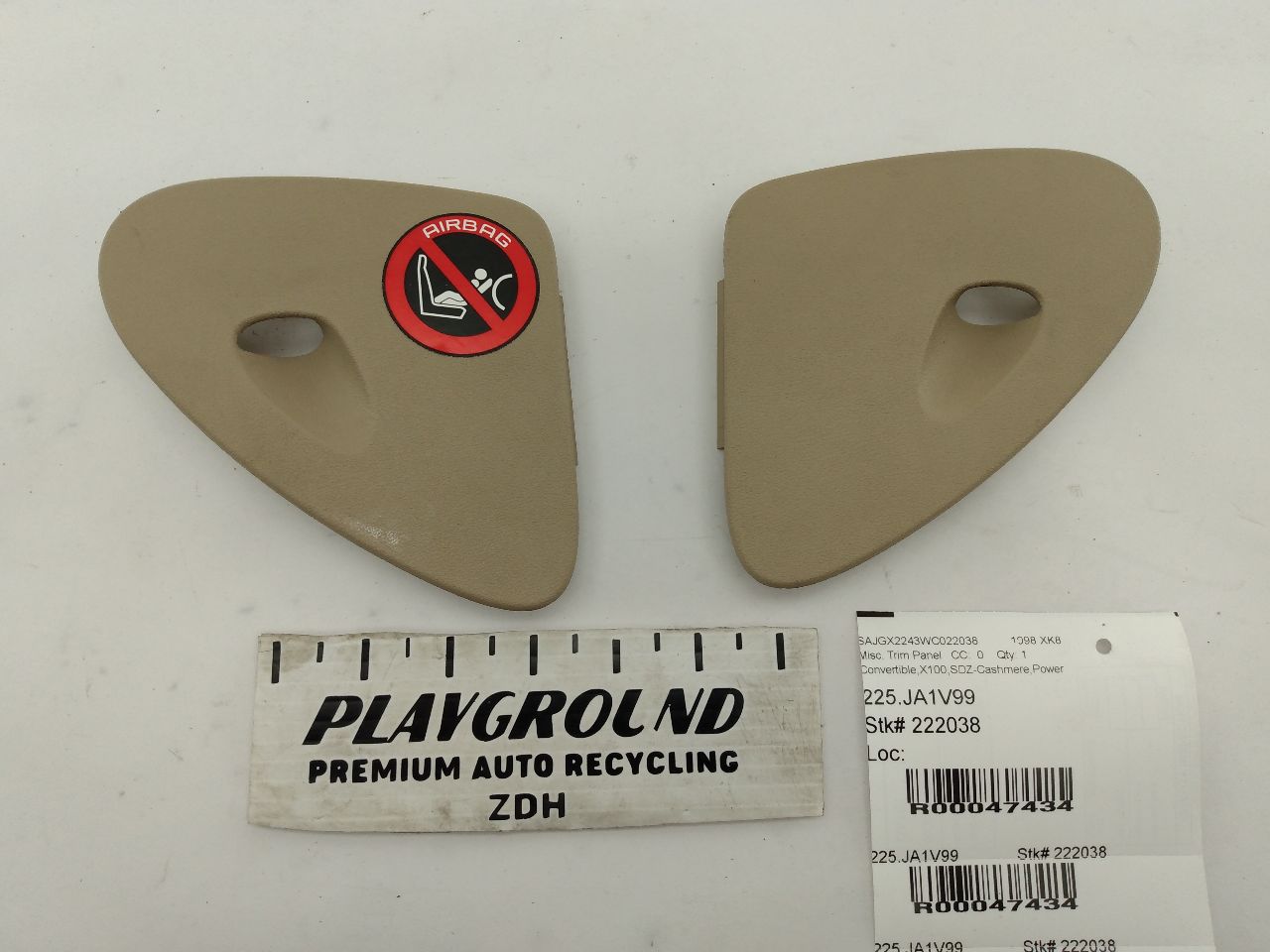 Jaguar XK8 Pair Of Dashboard End Trim