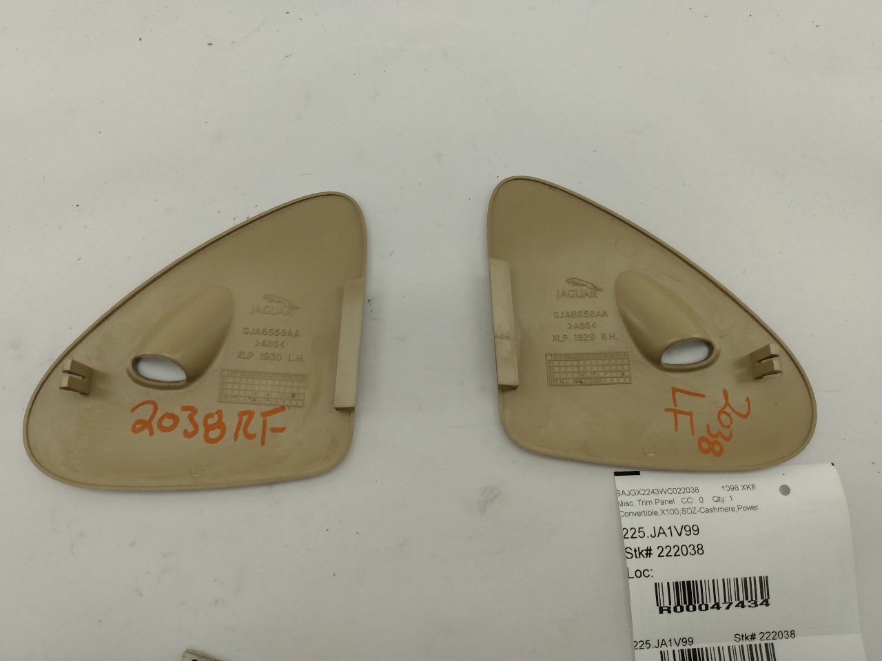 Jaguar XK8 Pair Of Dashboard End Trim