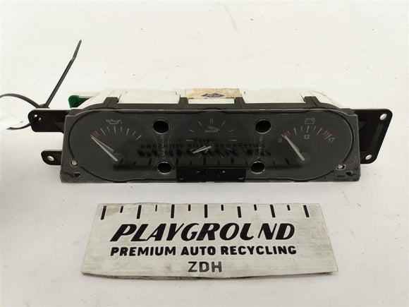 Jaguar XK8 Oil Pressure And Battery Clock Gauge Cluster