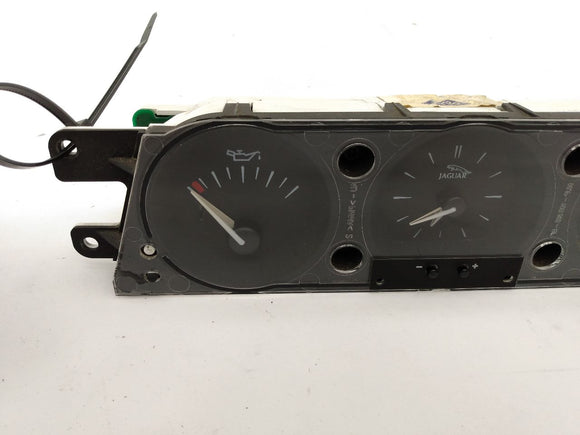 Jaguar XK8 Oil Pressure And Battery Clock Gauge Cluster