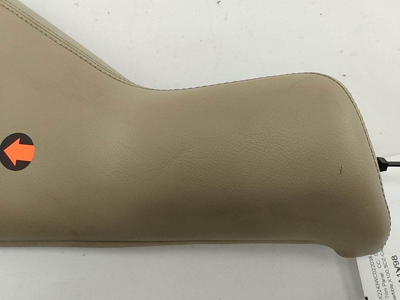 Jaguar XK8 Upper Right Quarter Trim Cover