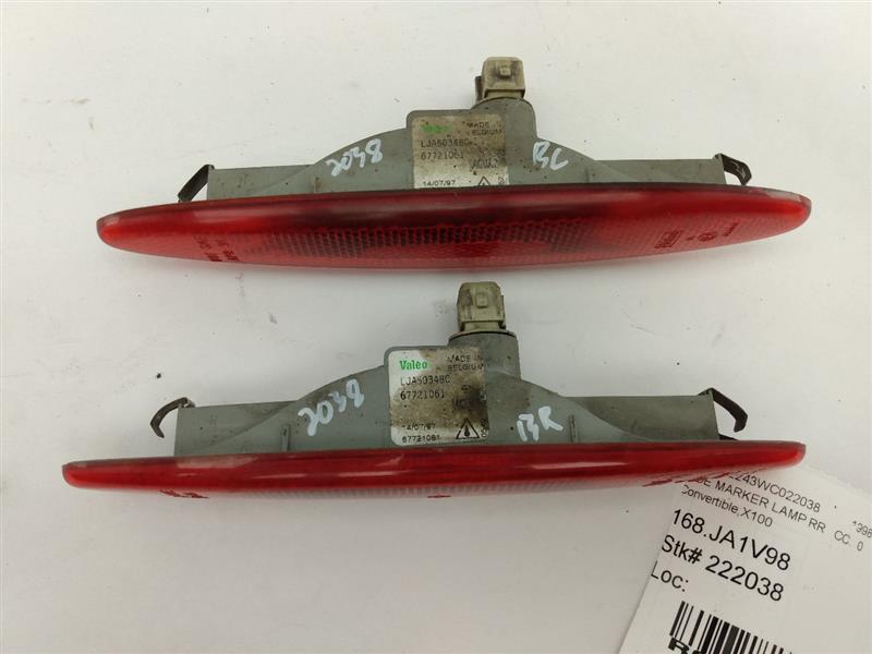 Jaguar XK8 Rear Bumper Side Marker Lamp Set