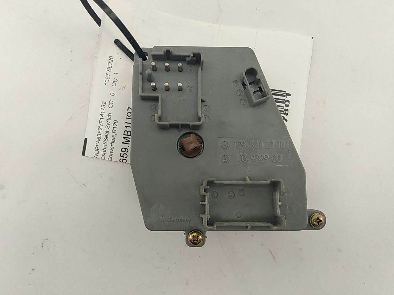 Mercedes SL320 Front Left Seat Adjust Switch