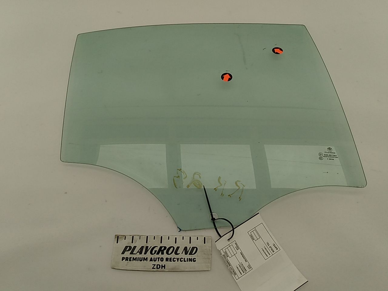 BMW 328I Right Rear Door Glass