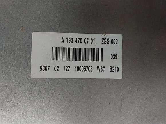 Chrysler Crossfire Fuel Tank