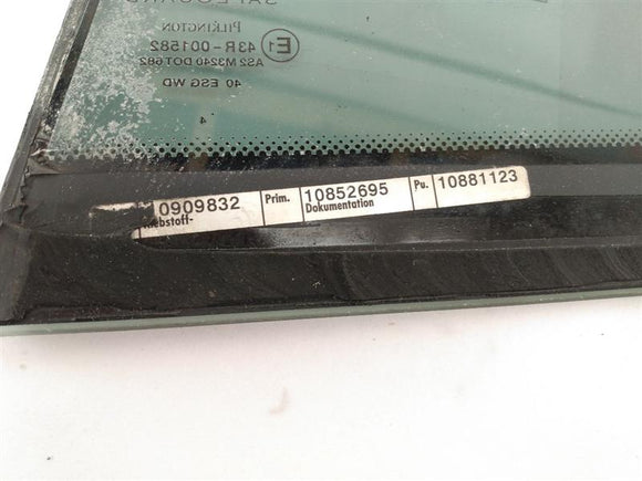Chrysler Crossfire Rear Right Quarter Glass