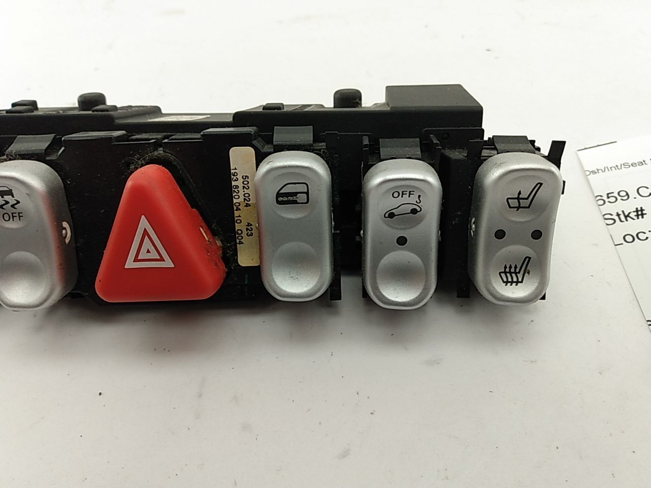 Chrysler Crossfire Heated Seat Switch