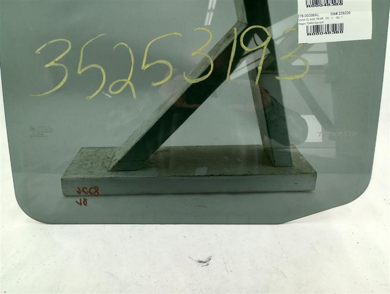 Hummer H3 Rear Left Door Glass