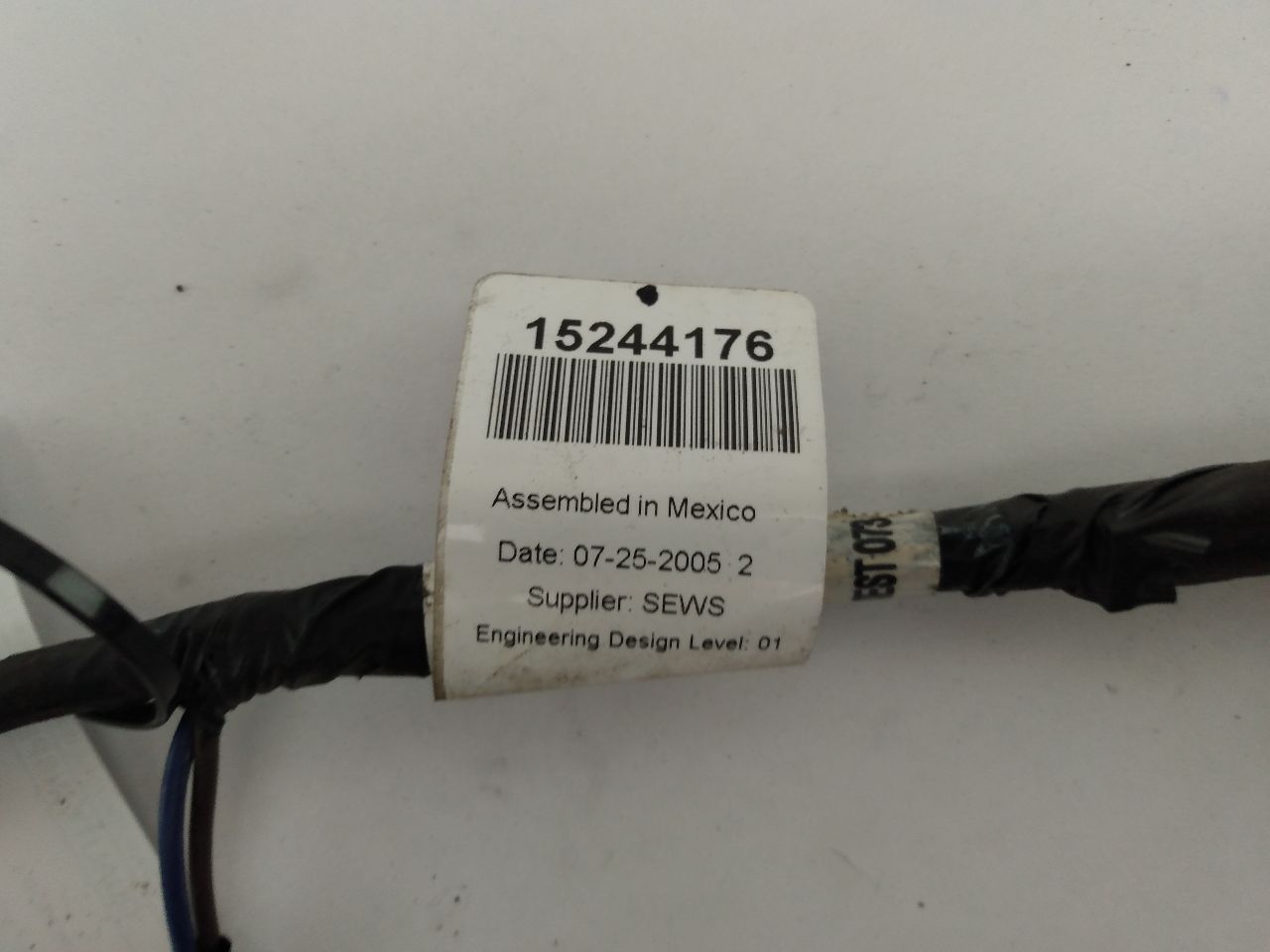 Hummer H3 Front Right Door Wiring Harness