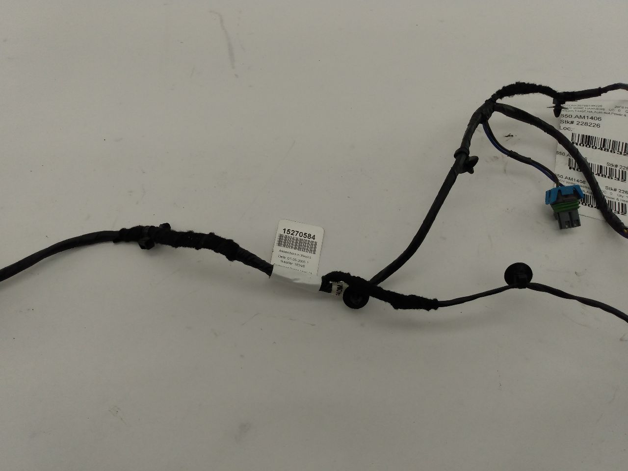 Hummer H3 Rear Left Door Wiring Harness