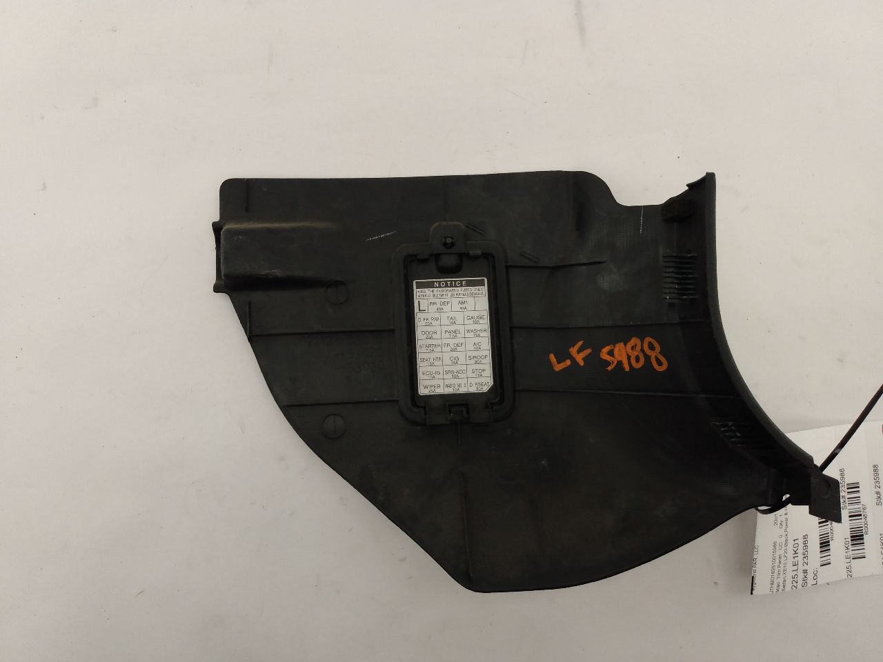 Lexus IS300 Front Right Kick Panel Trim