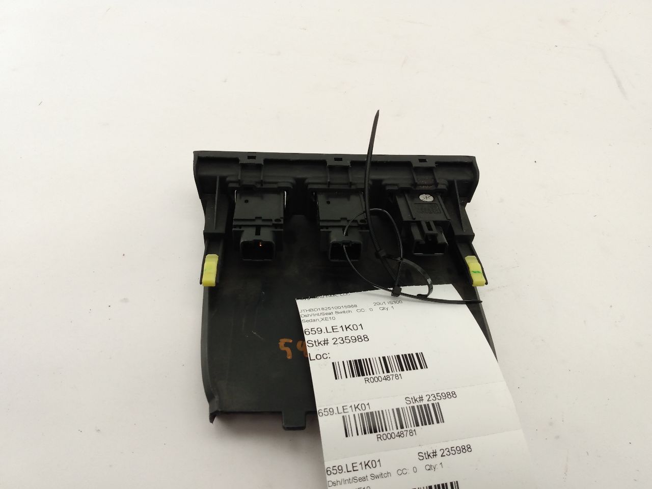 Lexus IS300 Traction Control And Heat Switch Panel