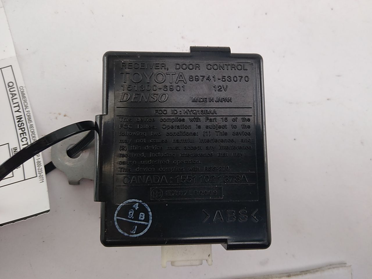 Lexus IS300 Door Control Receiver Module - 0