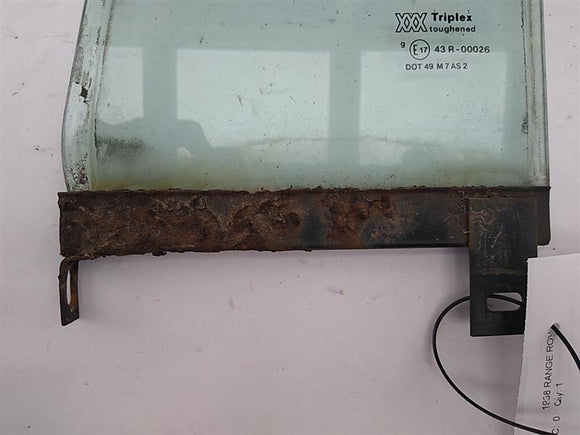 Land Rover Range Rover Rear Right Quarter Window Glass