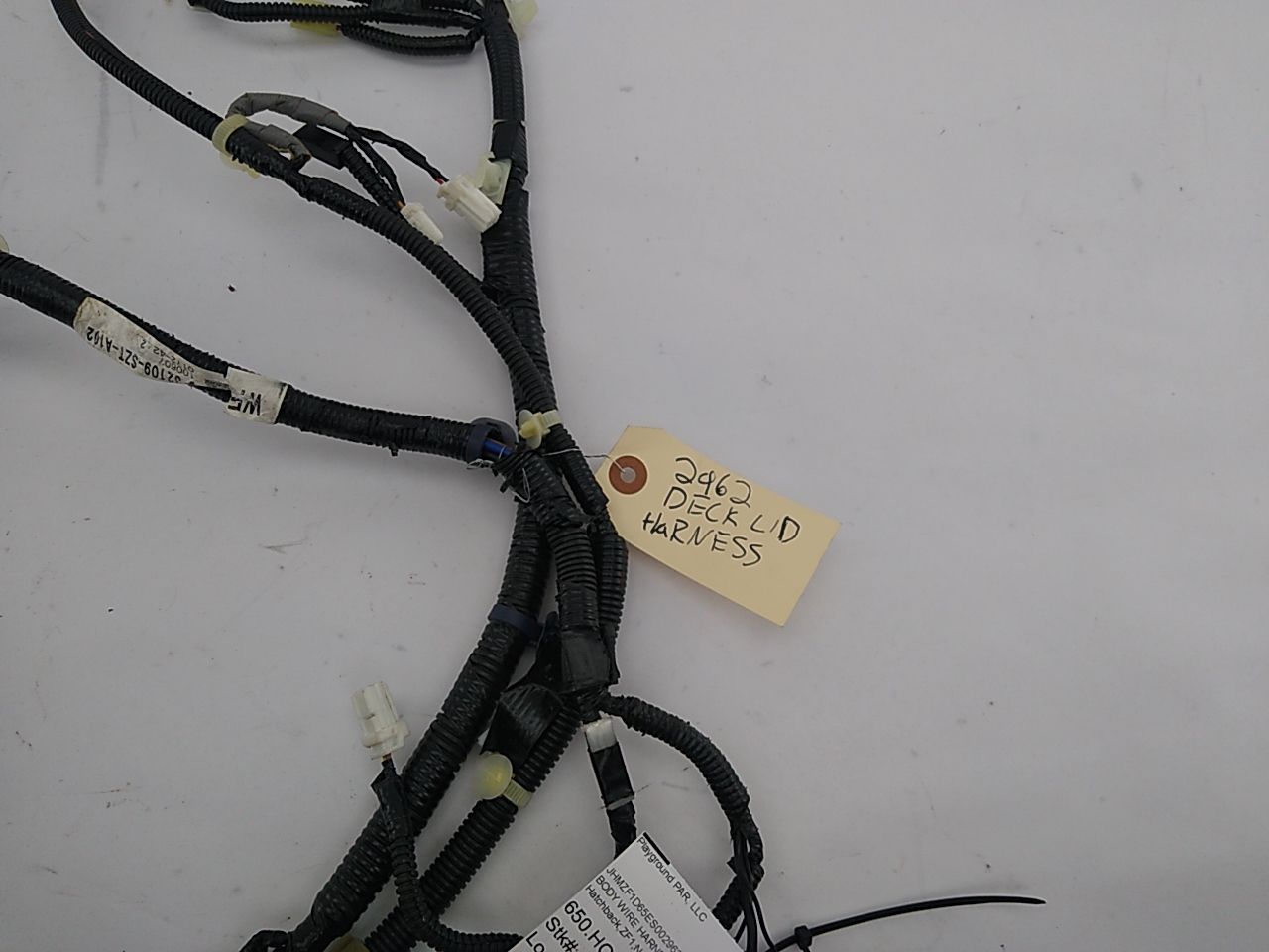 Honda CR-Z Deck Lid Wiring Harness