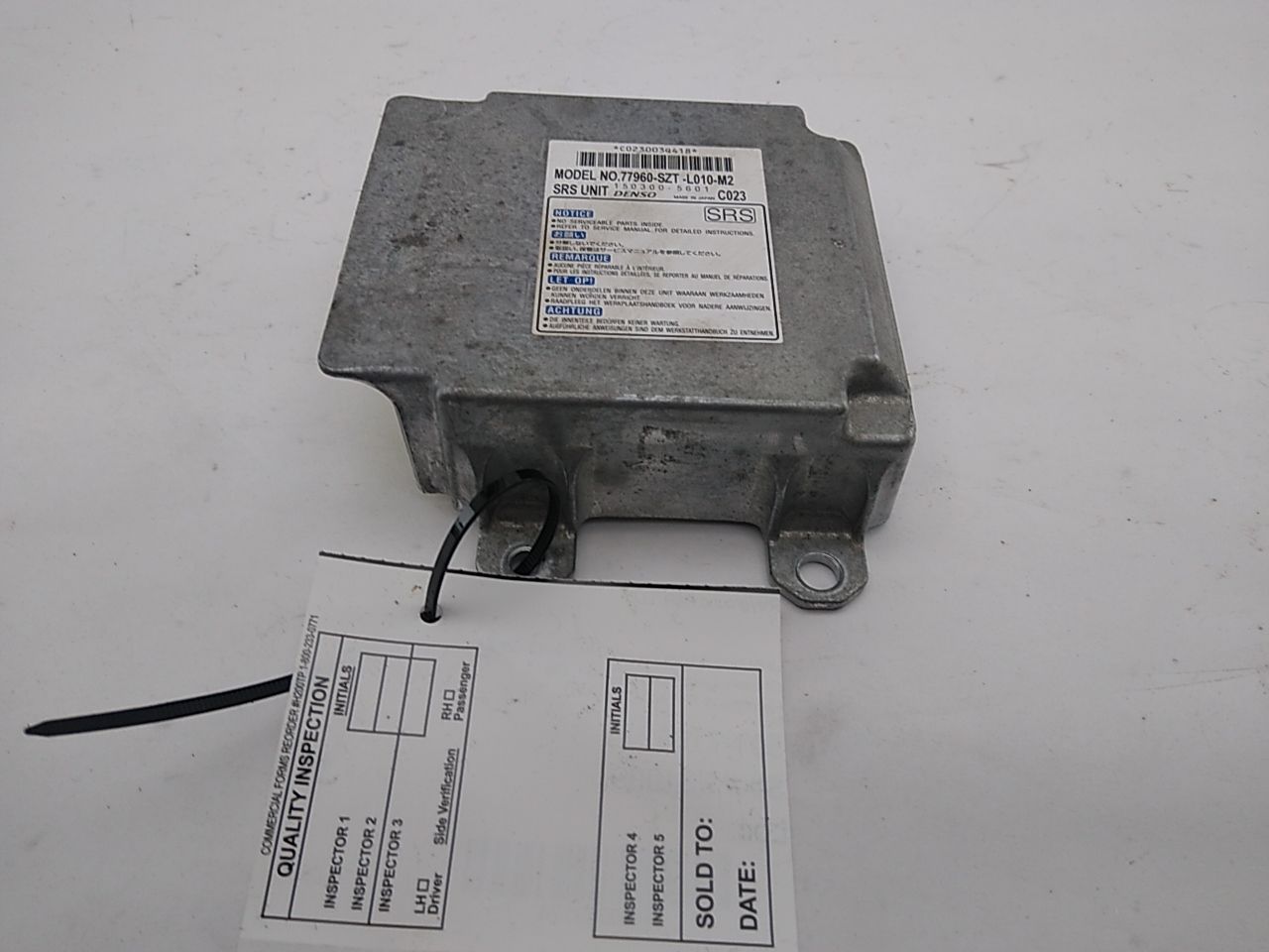 Honda CR-Z Air Bag Control Module