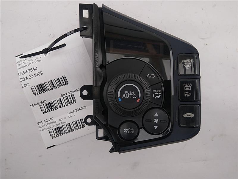 Honda CR-Z Front Left Interior AC Control Panel - 0