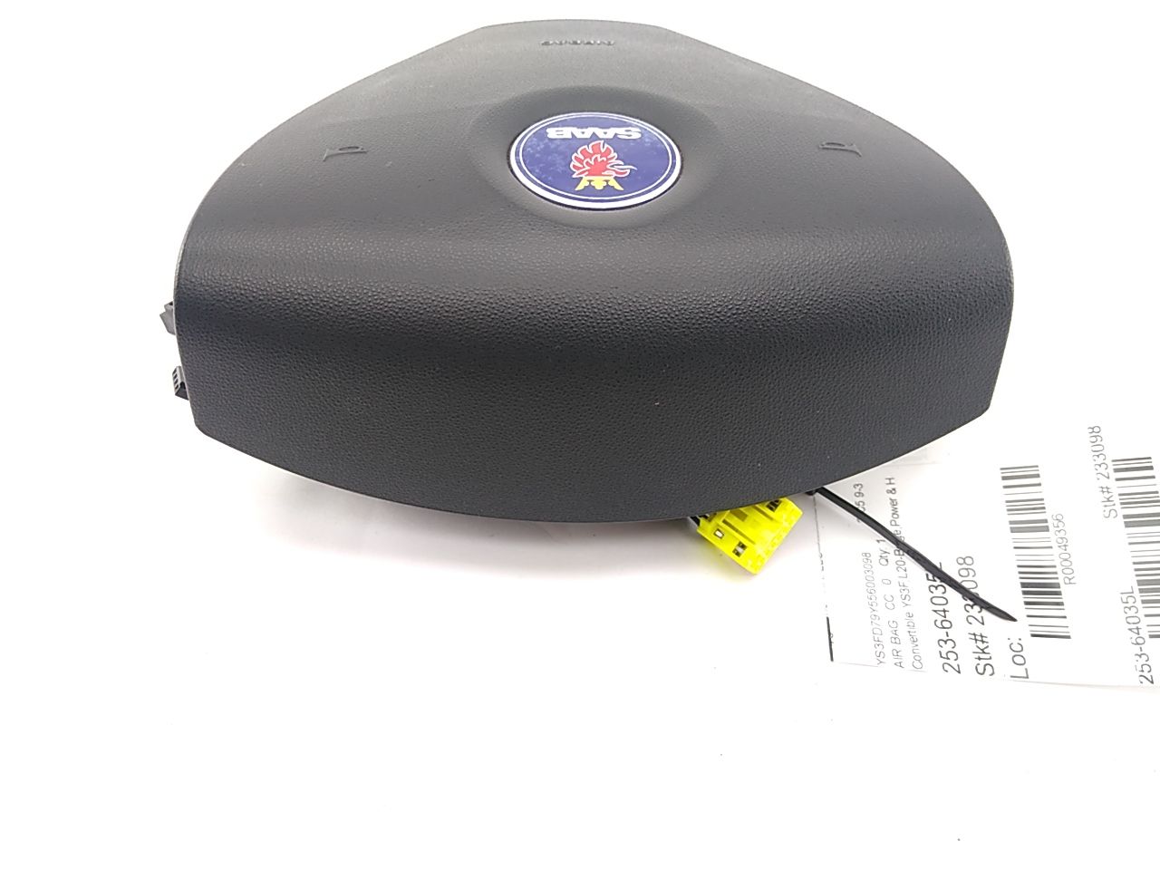 Saab 9-3 Front Left Steering Wheel Air Bag