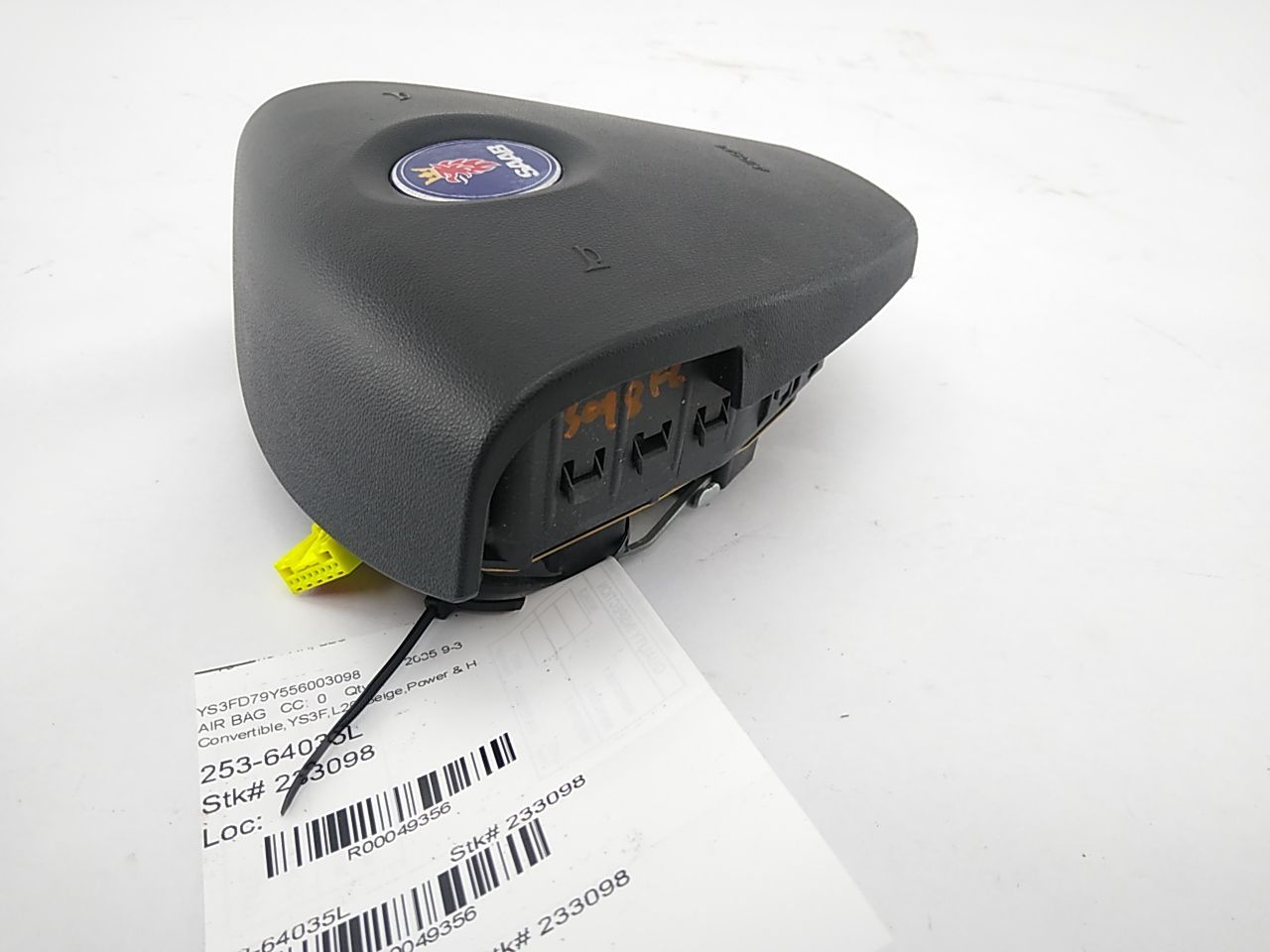 Saab 9-3 Front Left Steering Wheel Air Bag