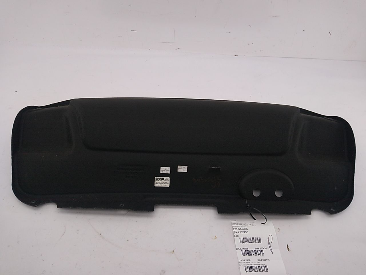 Saab 9-3 Interior Rear Deck Lid Liner Trim