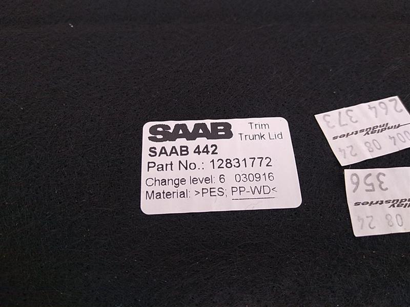 Saab 9-3 Rear Deck Lid Interior Trim Piece