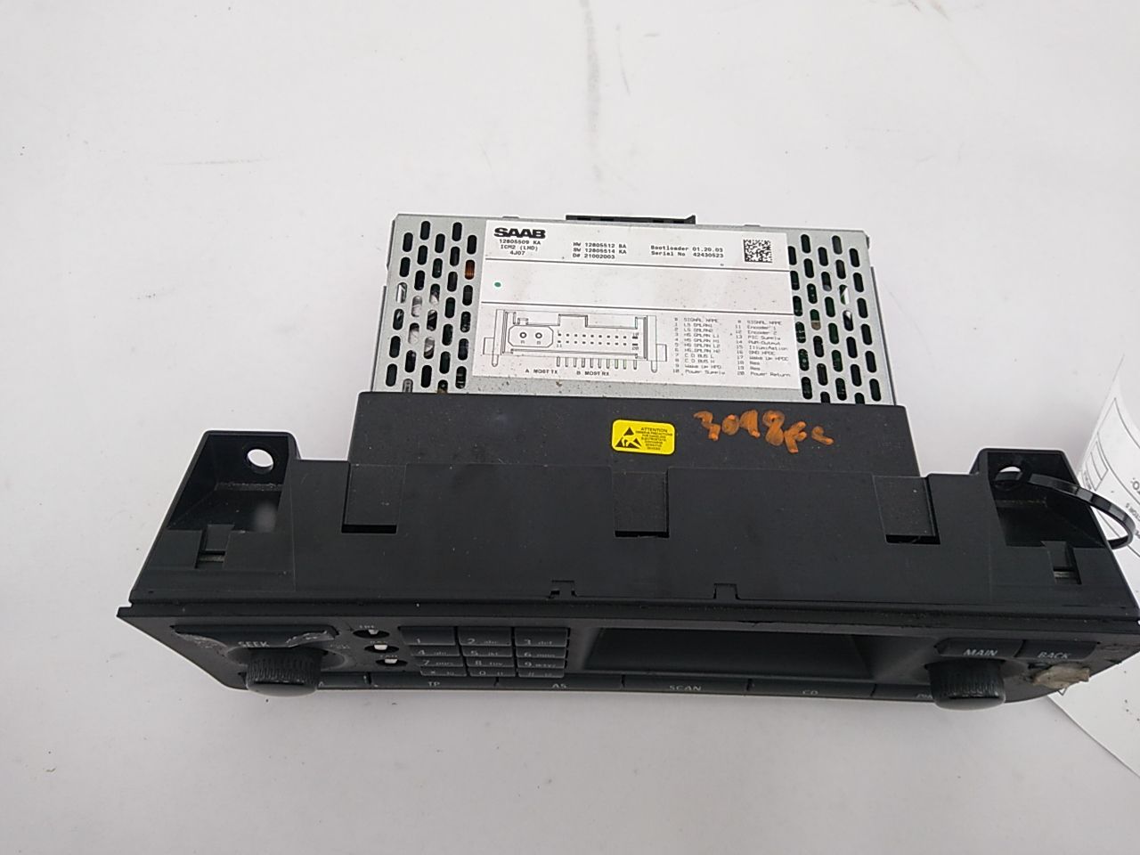 Saab 9-3 Radio Control Unit