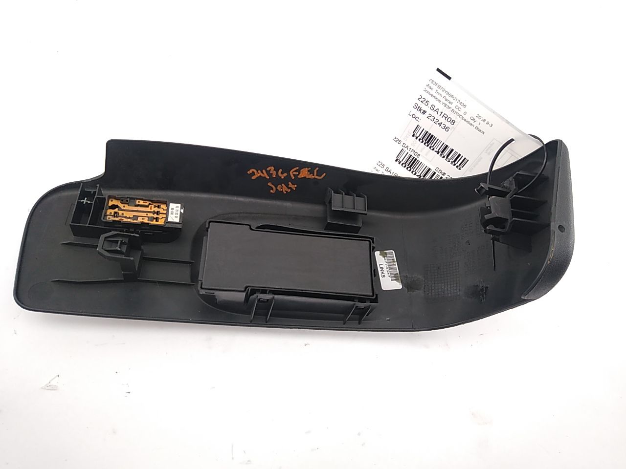 Saab 9-3 Front Left Lower Seat Trim