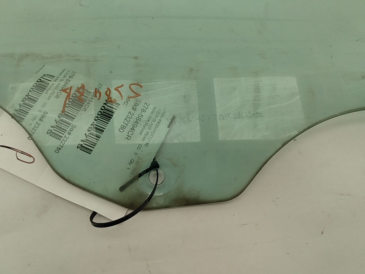 BMW 750LI Rear Right Door Window Glass