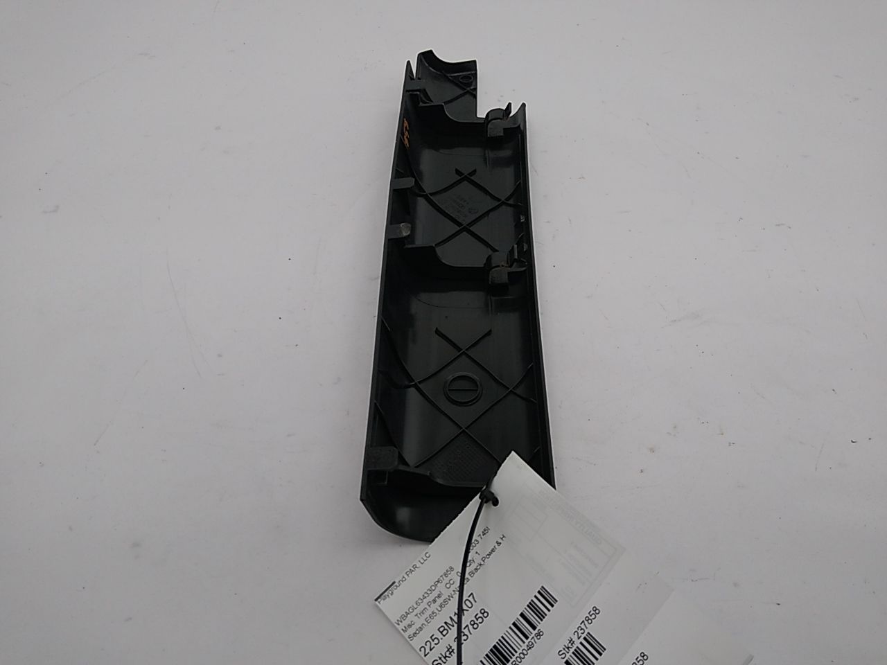 BMW 745I Front Right Seat Rail Trim Panel