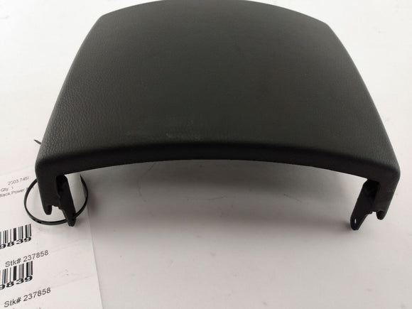 BMW 745I Front Center Console Rear Trim Piece