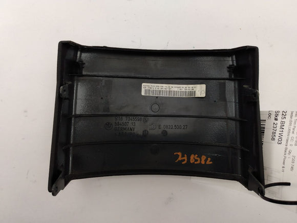 BMW 745I Front Center Console Rear Trim Piece