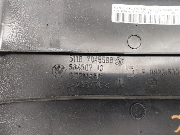 BMW 745I Front Center Console Rear Trim Piece