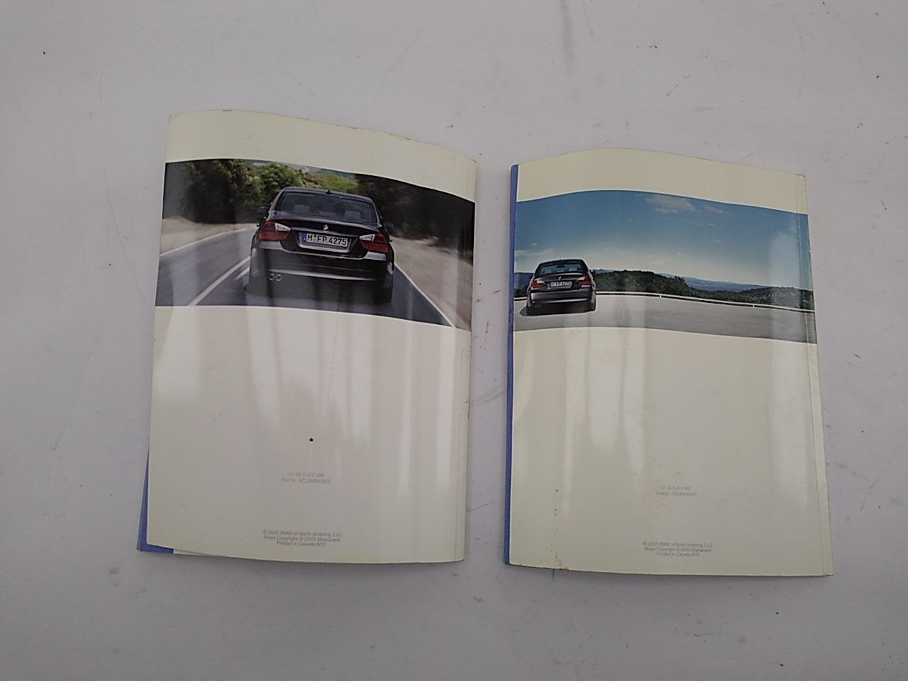 BMW 750LI Pair Of Road Map Manuals