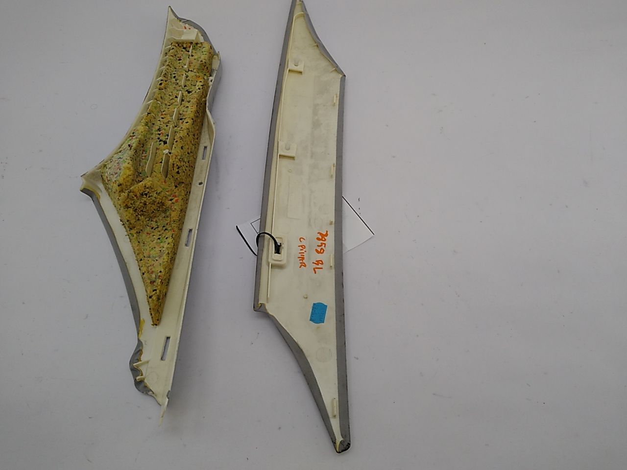 BMW 745I Pair Of Left C Pillar Trim