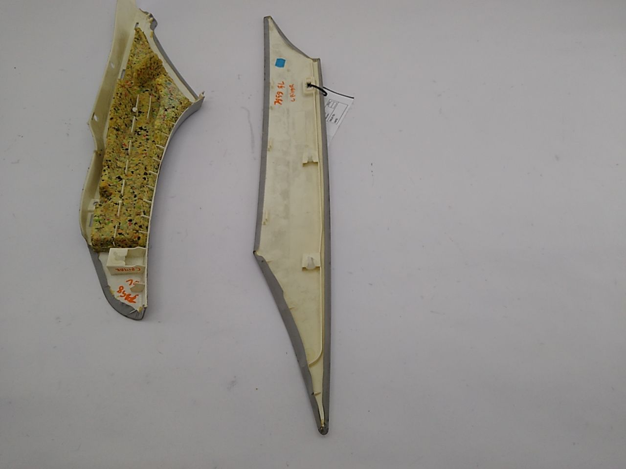BMW 745I Pair Of Left C Pillar Trim