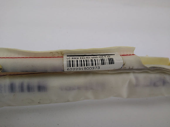 BMW 745I Right Side Roof Curtain Air Bag