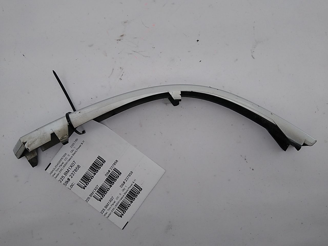 BMW 745I Rear Left Bumper Moulding Trim