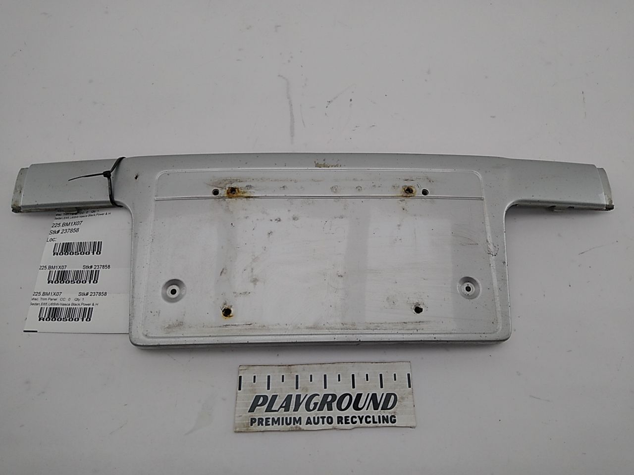 BMW 745I Front Bumper License Plate Mounting Bracket