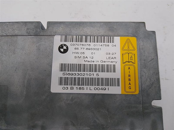 BMW 745I Air Bag Control Module Unit