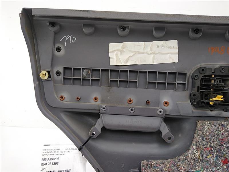 Jeep Cherokee Rear Right Door Trim Panel