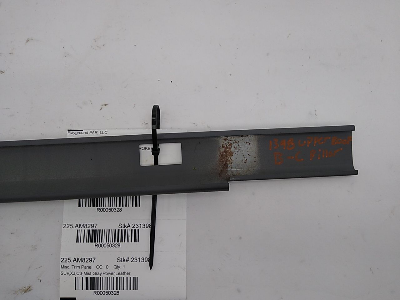 Jeep Cherokee Rear Right Upper Roof B - C Pillar