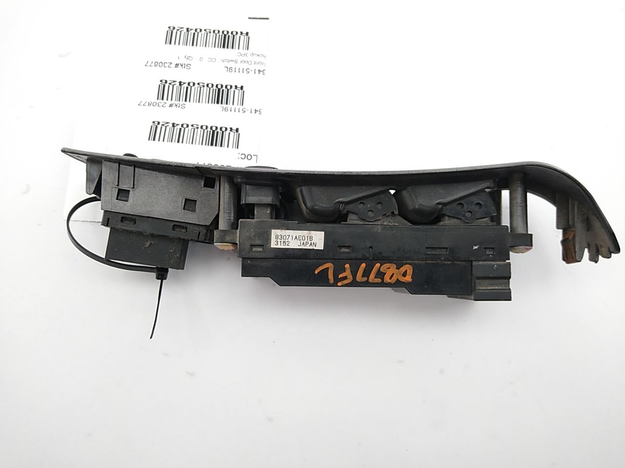 Subaru Baja Front Left Door Switch Panel